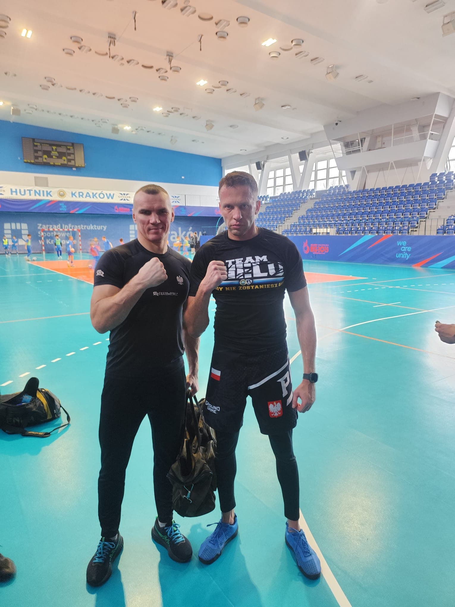 Sparingi bokserskie w sali Hutnika Kraków